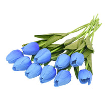 Load image into Gallery viewer, 10PCS Tulip Artificial Flower Real Touch Artificial Bouquet PE Fake Flower for Wedding Decoration Flowers Home Garden Decor