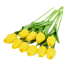 Load image into Gallery viewer, 10PCS Tulip Artificial Flower Real Touch Artificial Bouquet PE Fake Flower for Wedding Decoration Flowers Home Garden Decor