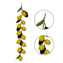 Load image into Gallery viewer, Artificial Lemon Simulation Fruit Vegetable String Foam Hanging Decor Hotel Hanging Photography Prop Pendant for Decoration