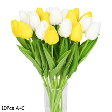 Load image into Gallery viewer, 10PCS Tulip Artificial Flower Real Touch Artificial Bouquet PE Fake Flower for Wedding Decoration Flowers Home Garden Decor