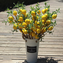 Load image into Gallery viewer, Artificial Lemon Bunch Imitation Plants Realistic Vine 50cm Wedding Home Decor Party Fruit Props