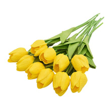 Load image into Gallery viewer, 10PCS Tulip Artificial Flower Real Touch Artificial Bouquet PE Fake Flower for Wedding Decoration Flowers Home Garden Decor
