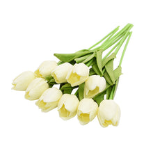 Load image into Gallery viewer, 10PCS Tulip Artificial Flower Real Touch Artificial Bouquet PE Fake Flower for Wedding Decoration Flowers Home Garden Decor