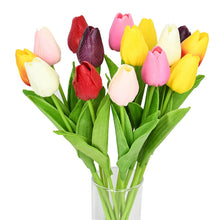 Load image into Gallery viewer, 10PCS Tulip Artificial Flower Real Touch Artificial Bouquet PE Fake Flower for Wedding Decoration Flowers Home Garden Decor
