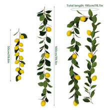 Load image into Gallery viewer, Artificial Lemon Simulation Fruit Vegetable String Foam Hanging Decor Hotel Hanging Photography Prop Pendant for Decoration