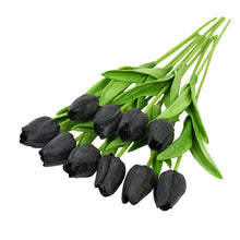 Load image into Gallery viewer, 10PCS Tulip Artificial Flower Real Touch Artificial Bouquet PE Fake Flower for Wedding Decoration Flowers Home Garden Decor