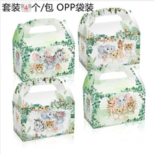 Load image into Gallery viewer, Jungle Animal Tableware Wild One Birthday Party Decor Boys Forest Party Supplies Jungle Safari Theme Party Decor Baby Shower