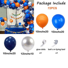 Load image into Gallery viewer, Royal Blue Yellow White Balloons Arch Kit Baby Shower Ballon Garland Boys First Birthday Party Kids Wedding Decor Helium Globos