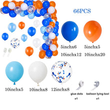 Load image into Gallery viewer, Royal Blue Yellow White Balloons Arch Kit Baby Shower Ballon Garland Boys First Birthday Party Kids Wedding Decor Helium Globos