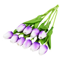 Load image into Gallery viewer, 10PCS Tulip Artificial Flower Real Touch Artificial Bouquet PE Fake Flower for Wedding Decoration Flowers Home Garden Decor