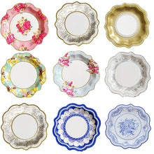 Load image into Gallery viewer, Chinese Style Blue and White Porcelain Paper Plates Cups Party Baby Shower Wedding Birthday Children Disposable Tableware Dish