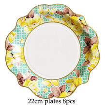 Load image into Gallery viewer, Chinese Style Blue and White Porcelain Paper Plates Cups Party Baby Shower Wedding Birthday Children Disposable Tableware Dish