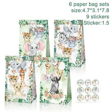 Load image into Gallery viewer, Jungle Animal Tableware Wild One Birthday Party Decor Boys Forest Party Supplies Jungle Safari Theme Party Decor Baby Shower