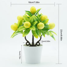 Load image into Gallery viewer, Artificial Lemon Bunch Imitation Plants Realistic Vine 50cm Wedding Home Decor Party Fruit Props