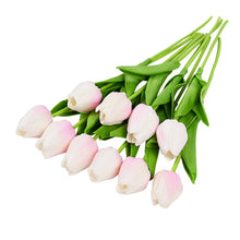 Load image into Gallery viewer, 10PCS Tulip Artificial Flower Real Touch Artificial Bouquet PE Fake Flower for Wedding Decoration Flowers Home Garden Decor