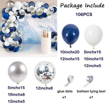Load image into Gallery viewer, Royal Blue Yellow White Balloons Arch Kit Baby Shower Ballon Garland Boys First Birthday Party Kids Wedding Decor Helium Globos