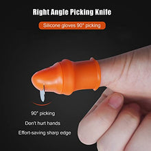 Load image into Gallery viewer, 10 Pack Gardening Silicone Thumb Knife Harvesting Tools, Fruit Vegetable Picker, Potted Plant Trimming Silicone Thumb Knife Set Picking Portable Knives Gardening Tools