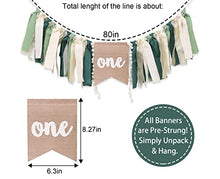 Load image into Gallery viewer, Fox Wild One Highchair Banner - highchair Banner 1st Birthday Boy,Wild Things Highchair Banner, Woodland Birthday, Safari Jungle Highchair Banner, high Chair Banner First Birthday Boy,one High Chair Banner Boy Party Decorations,1st Birthday Party Photo Pr