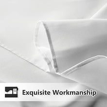 Load image into Gallery viewer, MYSKY HOME 2 Pack White Table Cloths Rectangular Nappe de Table Rectangulaire Table Cloth Machine Washable Polyester Table Cover for Dining Buffet Parties Picnic Weddings, 60x84 Inch