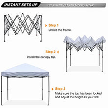 Load image into Gallery viewer, ABCCANOPY Outdoor Easy Pop up Canopy Tent (10X10, White)