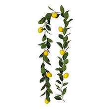 Load image into Gallery viewer, SAHLA 76.7inch Artificial Lemon Garland Greenery Garland with Foam Yellow Lemons Spring Summer Fruit Garland for Wedding Table Decor
