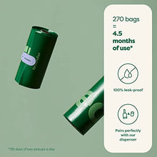 Load image into Gallery viewer, Earth Rated Dog Poop Bags, New Look, Guaranteed Leak Proof and Extra Thick Waste Bag Refill Rolls For Dogs, Lavender Scented, 270 Count
