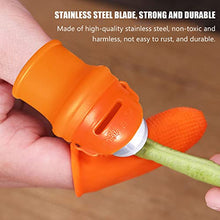 Load image into Gallery viewer, 10 Pack Gardening Silicone Thumb Knife Harvesting Tools, Fruit Vegetable Picker, Potted Plant Trimming Silicone Thumb Knife Set Picking Portable Knives Gardening Tools
