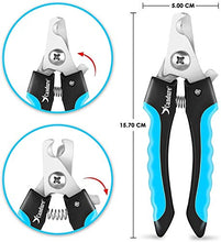 Load image into Gallery viewer, Candure Dog Nail Clippers and Trimmer with Safety Guard to Avoid Over-Cutting Toe Nails- Professional Grooming Razor Edge Blades Pet Nail Clipper with Free Nail File for Small Medium Large Breeds
