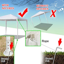 Load image into Gallery viewer, Fujampe 10x30 Canopy Tent with Walls Outdoor Party Tent UV Protection Waterproof Patio Canopy Shelter Gazebo White Wedding Tents for Party (10 x 30ft with 8 Removable Sidewalls)
