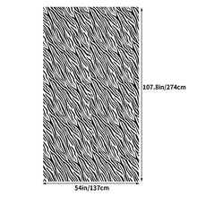 Load image into Gallery viewer, 4 Pcs Animal Safari Tablecloth Zoo Theme Table Cover Jungle Theme Supplies for Safari Birthday Decorations, Baby Shower, Safari Jungle Party ( Leopard, Zebra, Deer, Tiger Pattern)