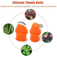 Load image into Gallery viewer, 10 Pack Gardening Silicone Thumb Knife Harvesting Tools, Fruit Vegetable Picker, Potted Plant Trimming Silicone Thumb Knife Set Picking Portable Knives Gardening Tools