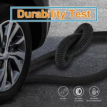 Load image into Gallery viewer, Relxitl Expandable Garden Hose 50ft Water Hose Solid Brass Fittings, 10 Function Sprayer Nozzle Flexible Expanding Garden Hose with Hanger Water Pipe (50ft, Black)