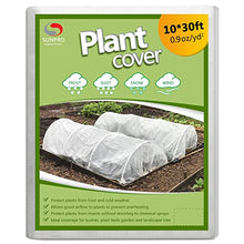 Load image into Gallery viewer, Plant Covers Freeze Protection,10Ft x 30Ft Reusable Floating Row Cover,Freeze Protection Plant Blankets for Cold Weather (Support Hoops Not Included)