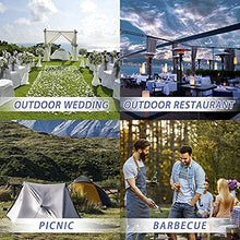 Load image into Gallery viewer, Fujampe 10x30 Canopy Tent with Walls Outdoor Party Tent UV Protection Waterproof Patio Canopy Shelter Gazebo White Wedding Tents for Party (10 x 30ft with 8 Removable Sidewalls)