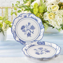 Load image into Gallery viewer, Kate Aspen Blue Willow, 9 Inch, 9 in. Decorative Premium Paper Plates (Set of 16)