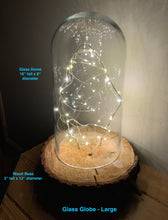 Load image into Gallery viewer, Glass Globe with lights - Large