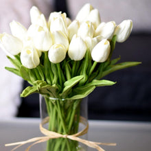 Load image into Gallery viewer, 10PCS Tulip Artificial Flower Real Touch Artificial Bouquet PE Fake Flower for Wedding Decoration Flowers Home Garden Decor