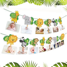Load image into Gallery viewer, Jungle Animal Tableware Wild One Birthday Party Decor Boys Forest Party Supplies Jungle Safari Theme Party Decor Baby Shower