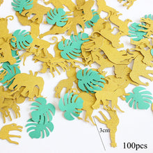Load image into Gallery viewer, Jungle Birthday Party Decor Animal Palm Leaves Tablecloth Cups Plate Wild One Woodland Safari 1st Kids Birthday Party Decoration
