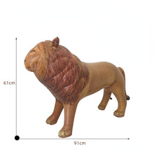 Load image into Gallery viewer, Large Simulation Giraffe Zebra Jungle Animals Inflatable Balloon Elephant Rabbit Frog Woodland Safari Birthday Party Decoration
