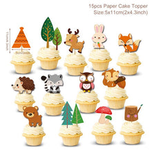 Load image into Gallery viewer, Jungle Animal Tableware Wild One Birthday Party Decor Boys Forest Party Supplies Jungle Safari Theme Party Decor Baby Shower
