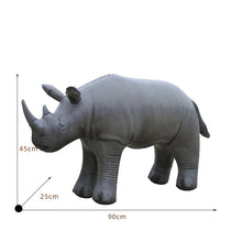 Load image into Gallery viewer, Large Simulation Giraffe Zebra Jungle Animals Inflatable Balloon Elephant Rabbit Frog Woodland Safari Birthday Party Decoration
