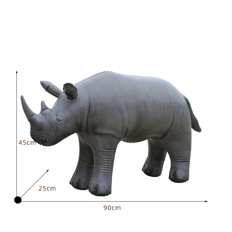 Large Simulation Giraffe Zebra Jungle Animals Inflatable Balloon Elephant Rabbit Frog Woodland Safari Birthday Party Decoration