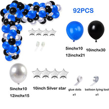 Load image into Gallery viewer, Royal Blue Yellow White Balloons Arch Kit Baby Shower Ballon Garland Boys First Birthday Party Kids Wedding Decor Helium Globos
