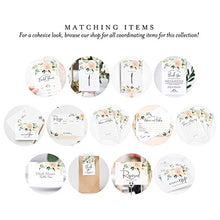 Load image into Gallery viewer, Bliss Collections Favor Tags, Pack of 50 Blush Floral Thank You for Celebrating with Us Gift Tags for Weddings, Bridal Showers, Birthdays, Parties and Baby Showers - Makes Cute Favors
