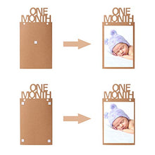 Load image into Gallery viewer, OOTSR 1st Birthday Photo Banner Growth Record 1-12 Month Photo Prop for First Birthday Party Bunting Decor
