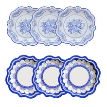 Load image into Gallery viewer, Chinese Style Blue and White Porcelain Paper Plates Cups Party Baby Shower Wedding Birthday Children Disposable Tableware Dish
